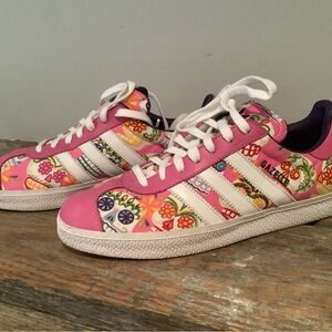 adidas Gazelle Pink Multicolor Athletic Shoes